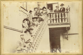 &quot;Granja 23 Setembro - 1890/ 1 Condessa de Villa Real/ 2 Pedro/ Burnay - 3 Roberto Burnay - 4...