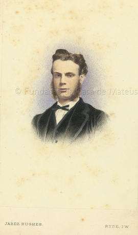 Conde de Sabugal. D. Luiz Antonio, casado com Anna de Mello Breyner, em 1873.