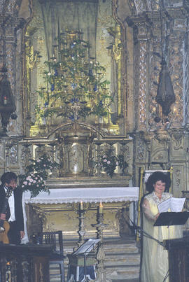 [Recital de Liliana Bizineche e Dagoberto Linhares na Igreja de Santa Maria da Oliveira, em Mesão...