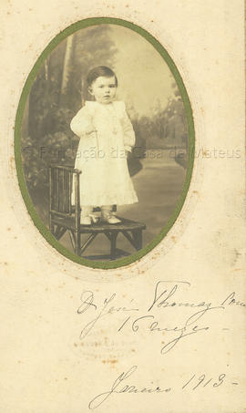 D. José Tomás com 16 meses. Janeiro 1913.